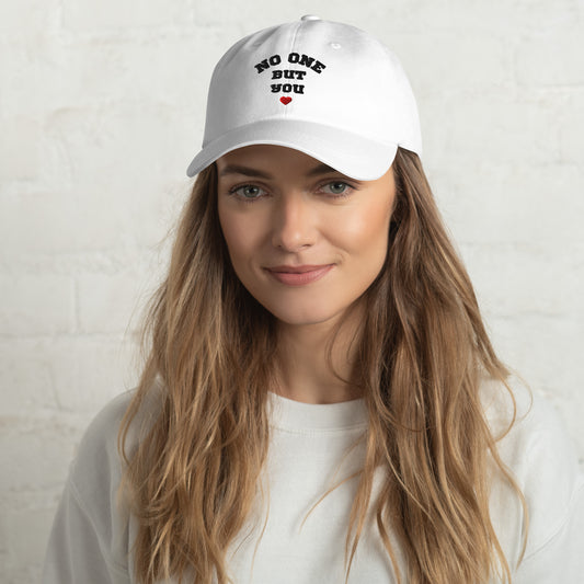 No One But You -classic men & women hat-white
