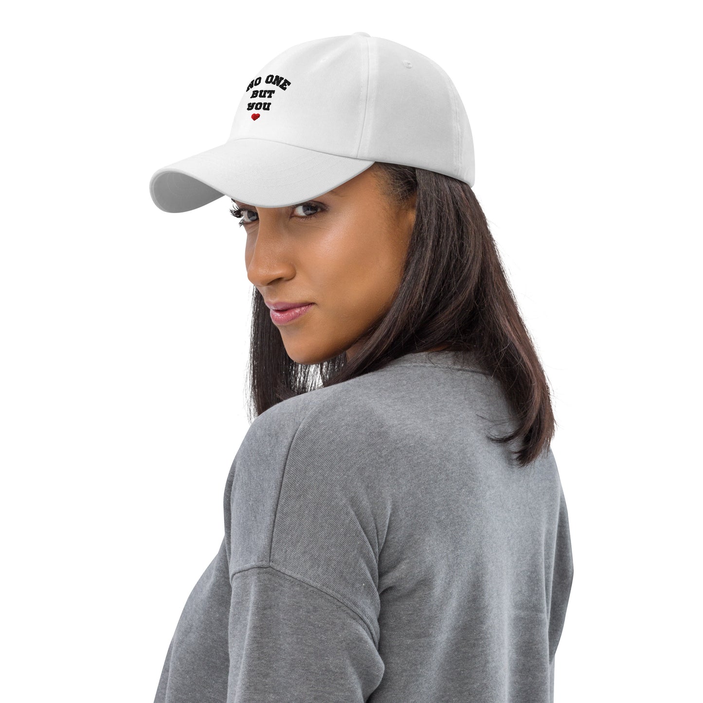 No One But You -classic men & women hat-white