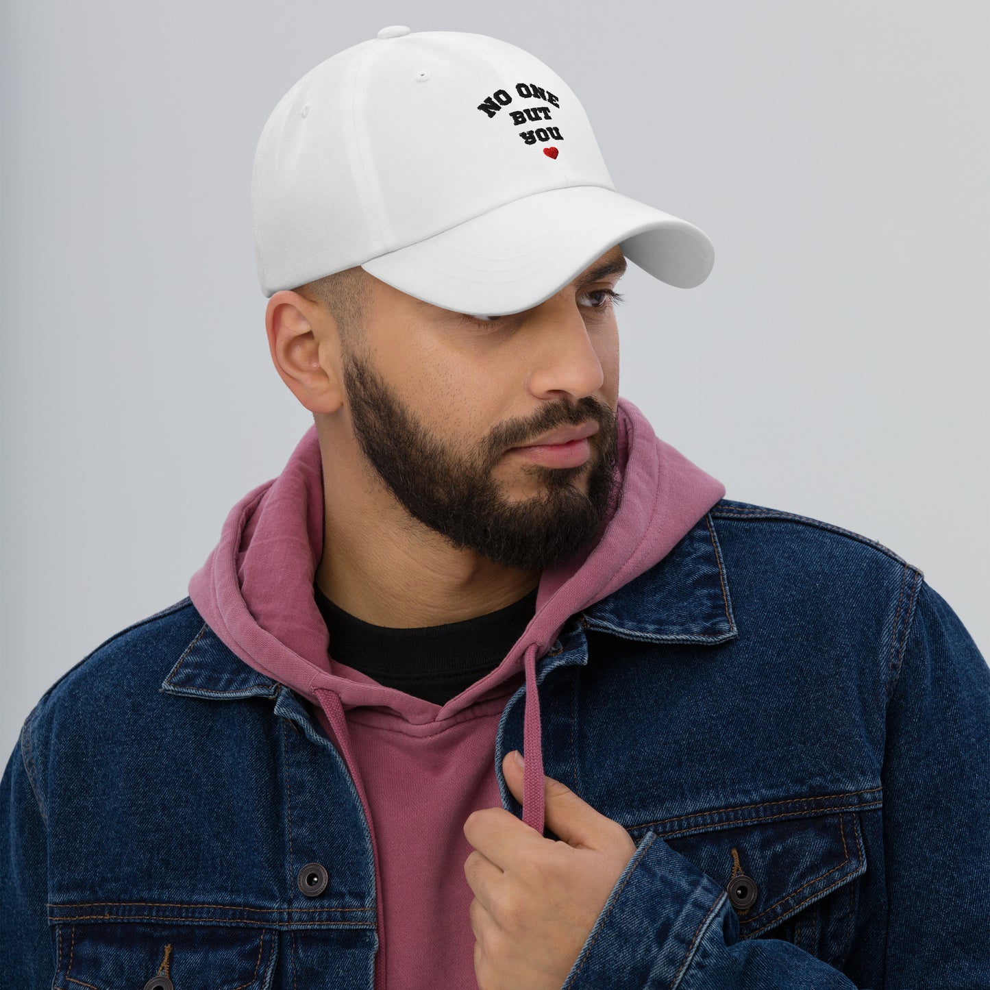 No One But You -classic men & women hat-white