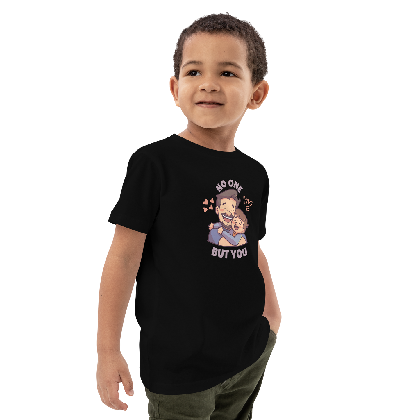 No One But You -Organic cotton dad & child-kids t-shirt