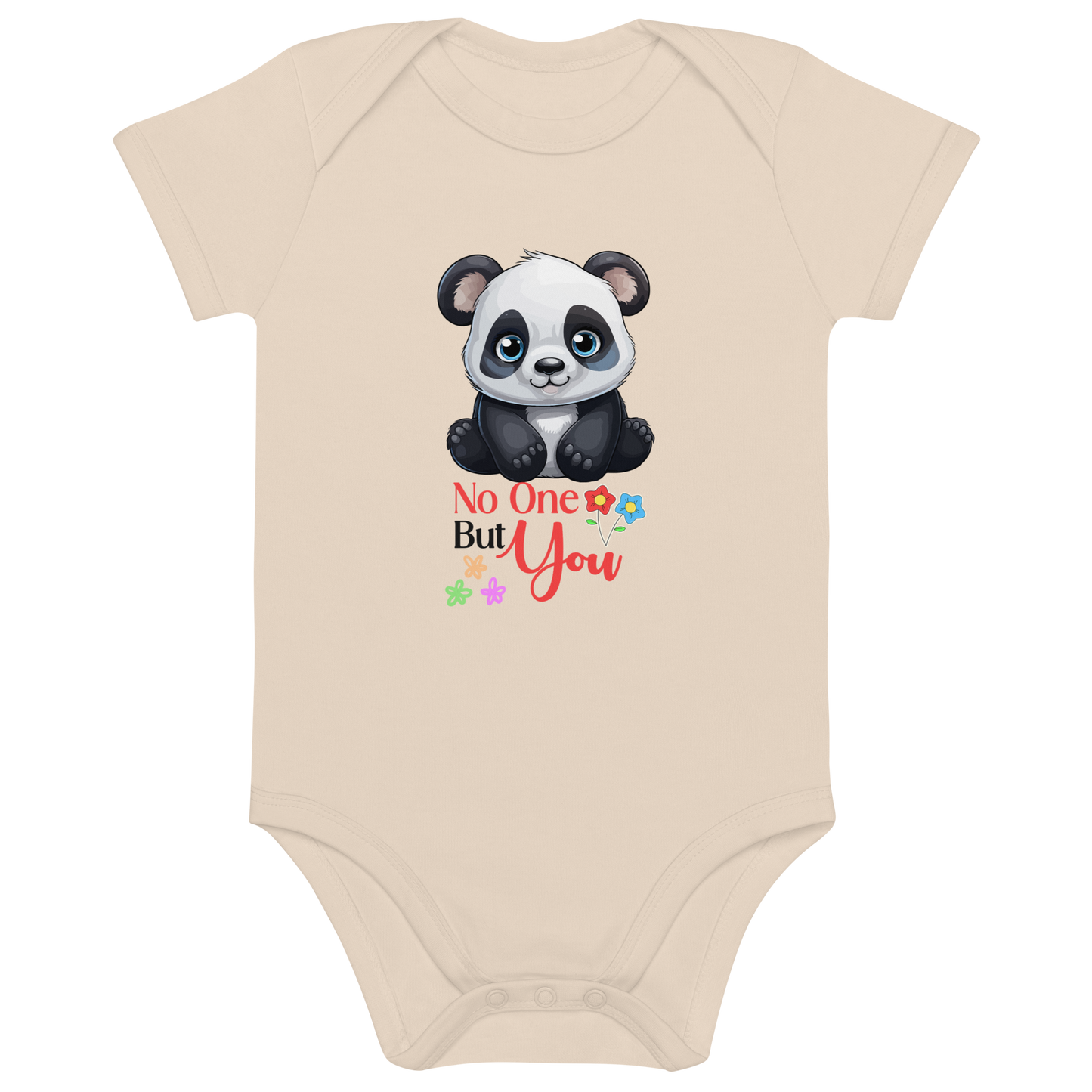 No One But You -Organic cotton baby bodysuit-organic natural