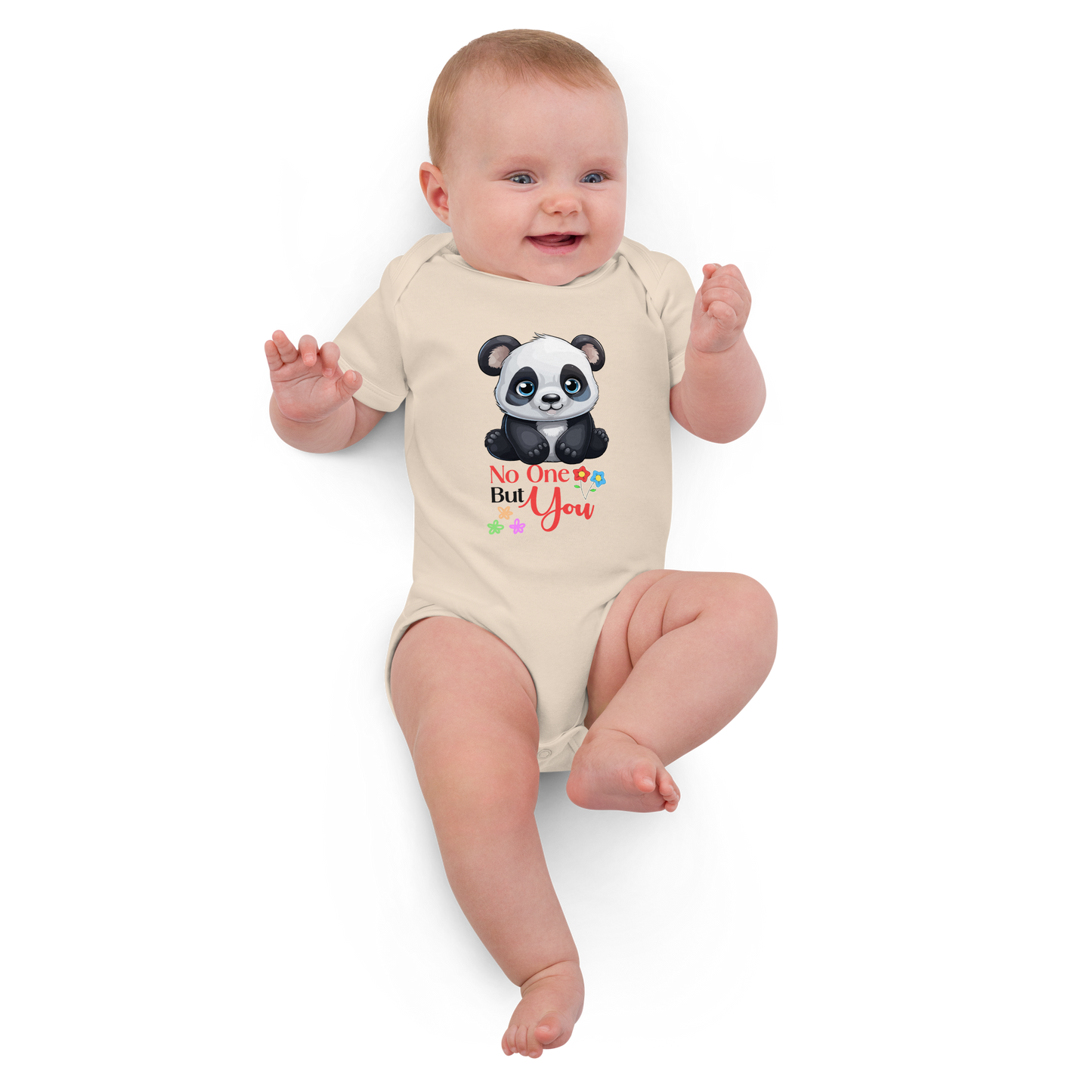 No One But You -Organic cotton baby bodysuit-organic natural