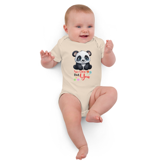 No One But You -Organic cotton baby bodysuit-organic natural