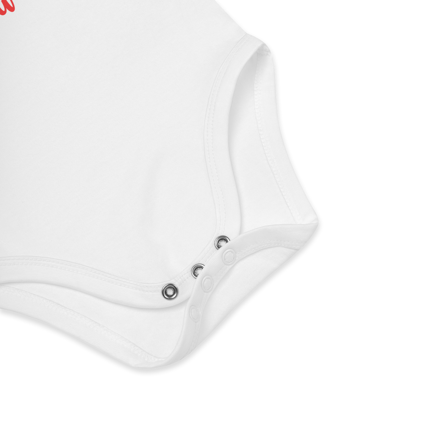 No One But You -Organic cotton baby bodysuit-white