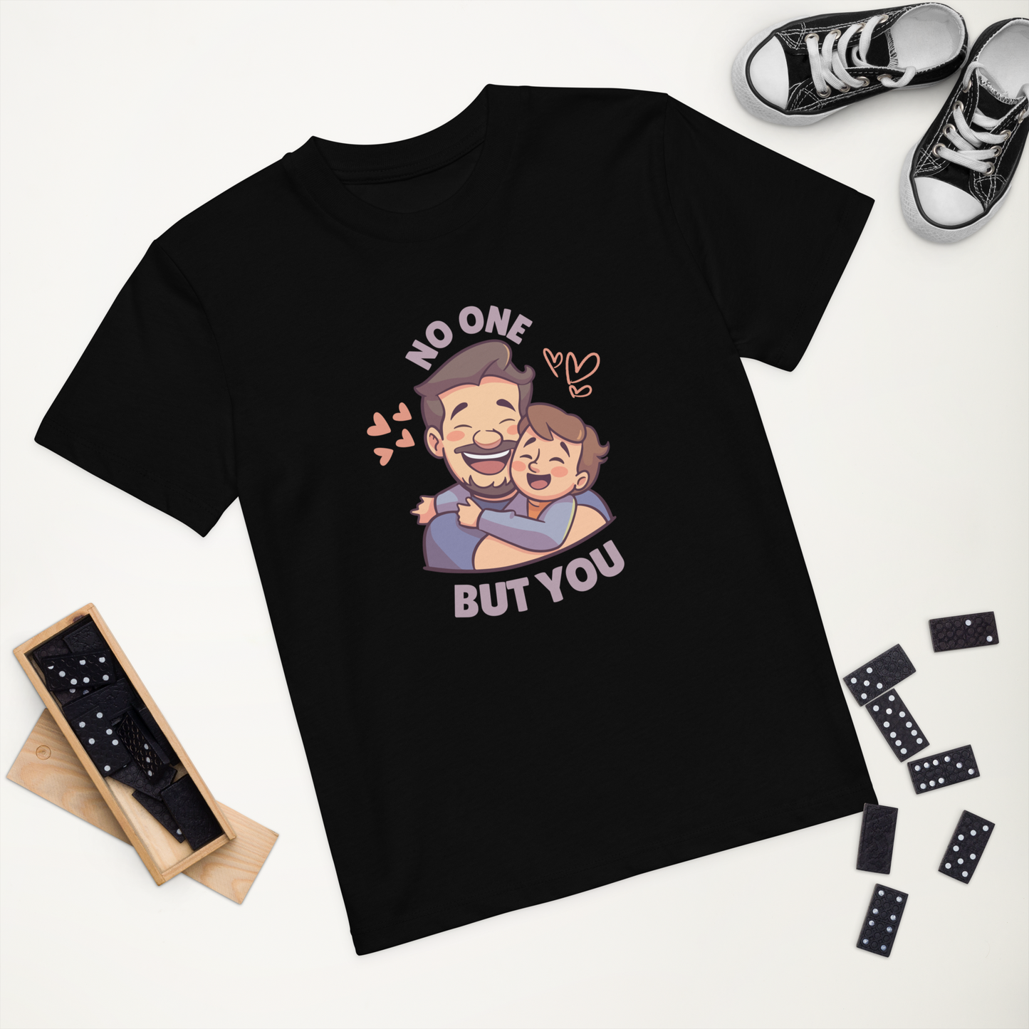 No One But You -Organic cotton dad & child-kids t-shirt